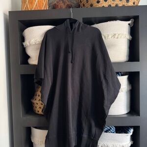 MM6 Black Hooded Mini Dress